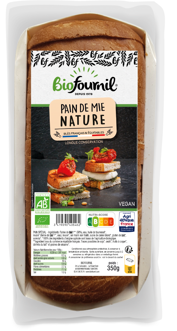 Pain de mie : le fabriquer, nature, complet