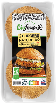 PACK_2 PAINS BURGER NATURE AU SESAME