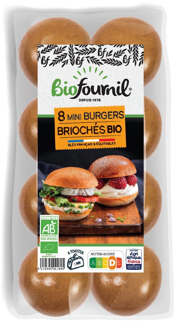 PACK_8 MINI PAINS BURGER BRIOCHES GOURMANDS