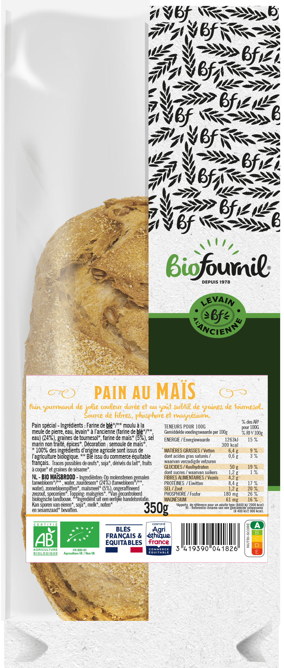 PACK_PAIN AU MAÏS