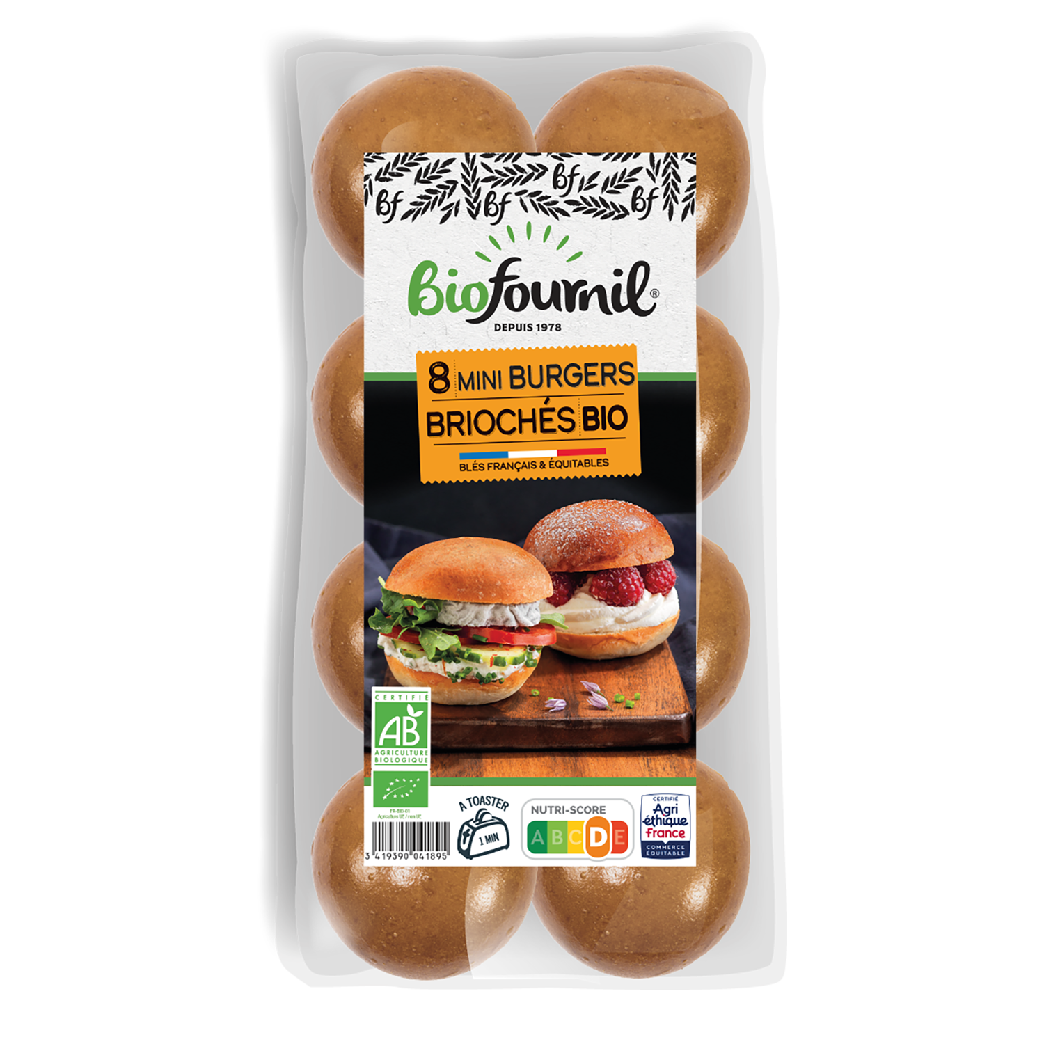 PACK_8 MINI PAINS BURGERS BRIOCHES