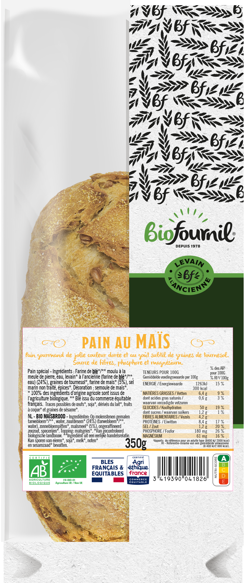 PACK_PAIN AU MAÏS