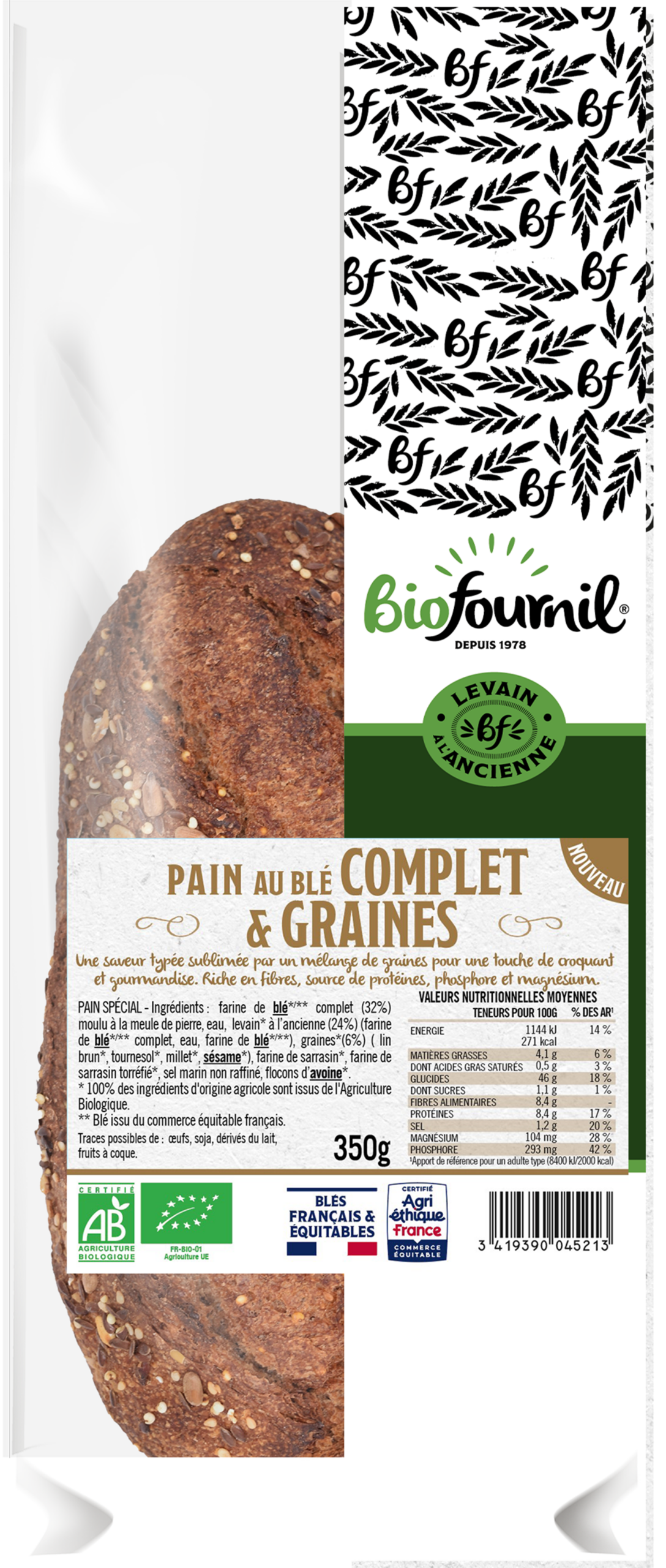 PACK_PAIN AU BLE COMPLET ET GRAINES